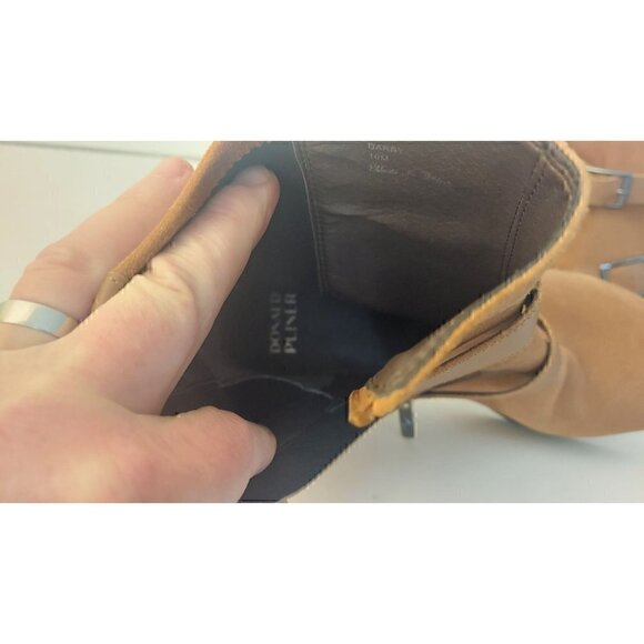 Donald Pliner Saddle Motorcycle Bootie/NWOB, Size 10M - Picture 8 of 9